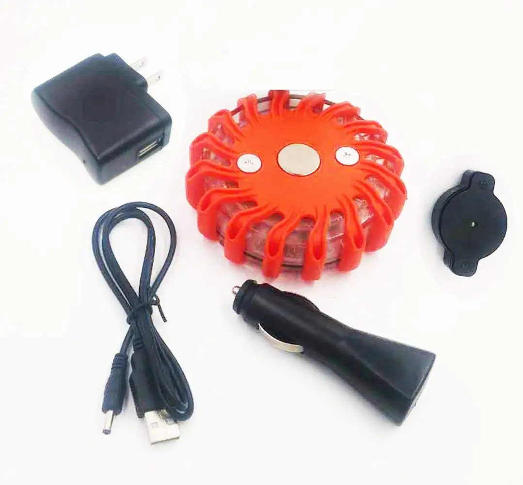 SAMDO Перезаряжаемые автомобиля Безопасность Наборы 16 светодиодный маяк Магнитный