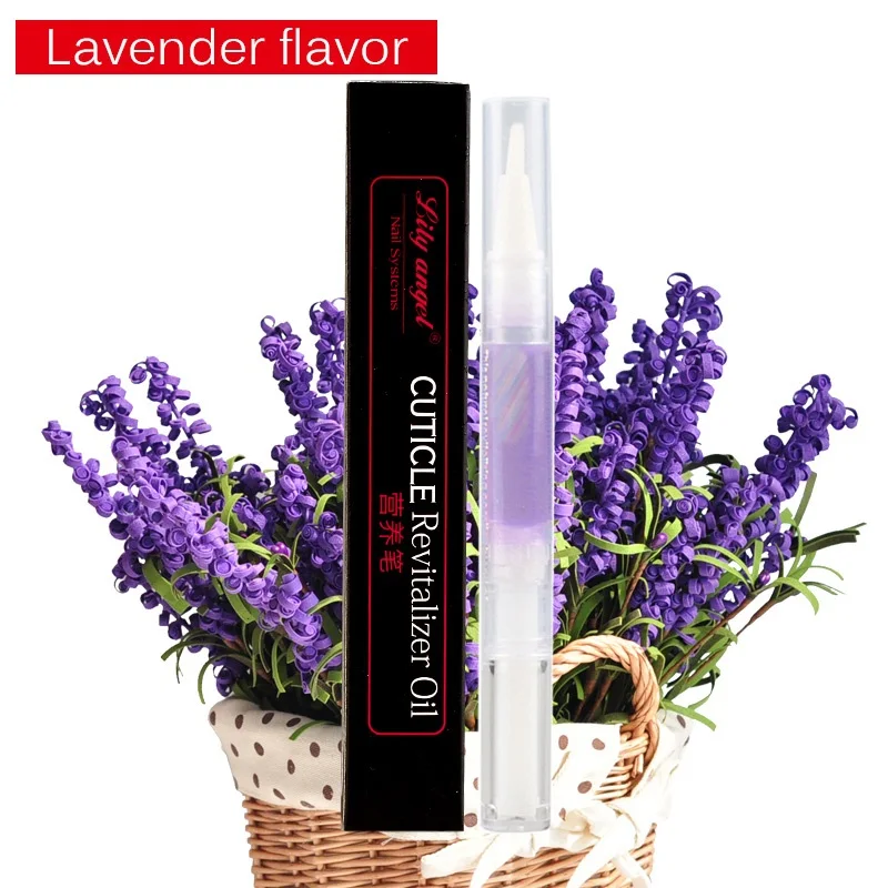 lavender flavor Lily angel 1 шт., 5 мл, новинка, высокое качество, ревитализатор кутикулы, питательное масло, Лечение ногтей, маникюр, смягчающая ручка для ногтей, макияж - Цвет: lavender flavor