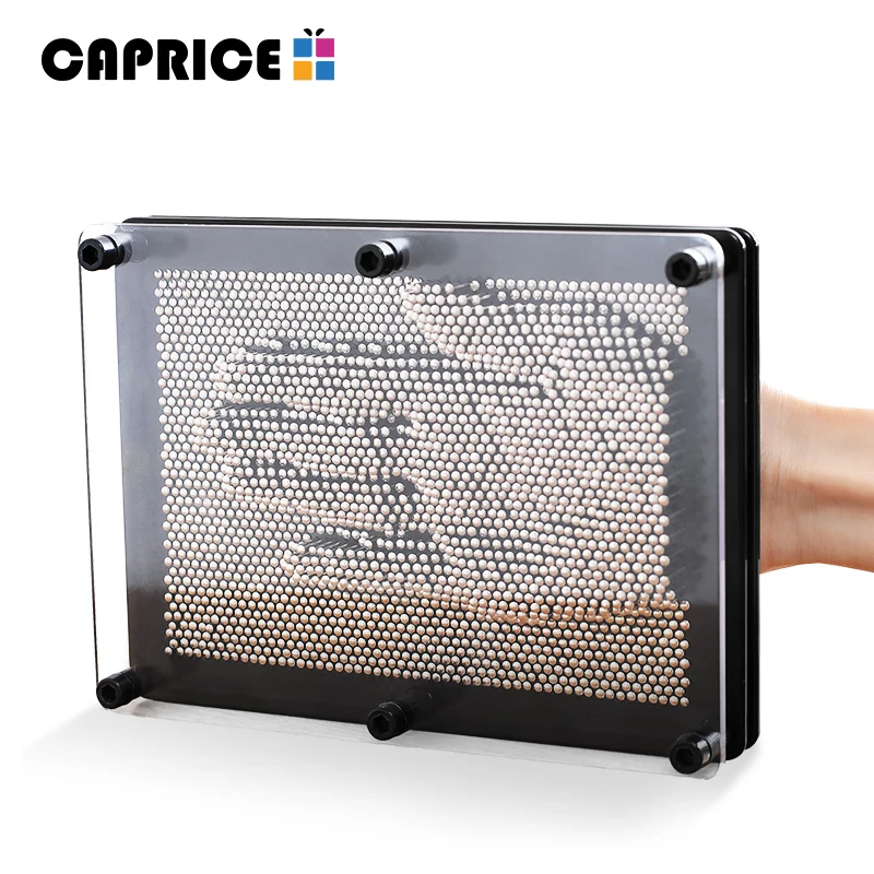 Фото Pin Art 3D Скульптура серебряные металлические иглы DIY игрушка рамка Декор Ремесло Pin Art 3D Скульптура серебряные металлические иглы DIY игрушка рамка Декор Ремесло
