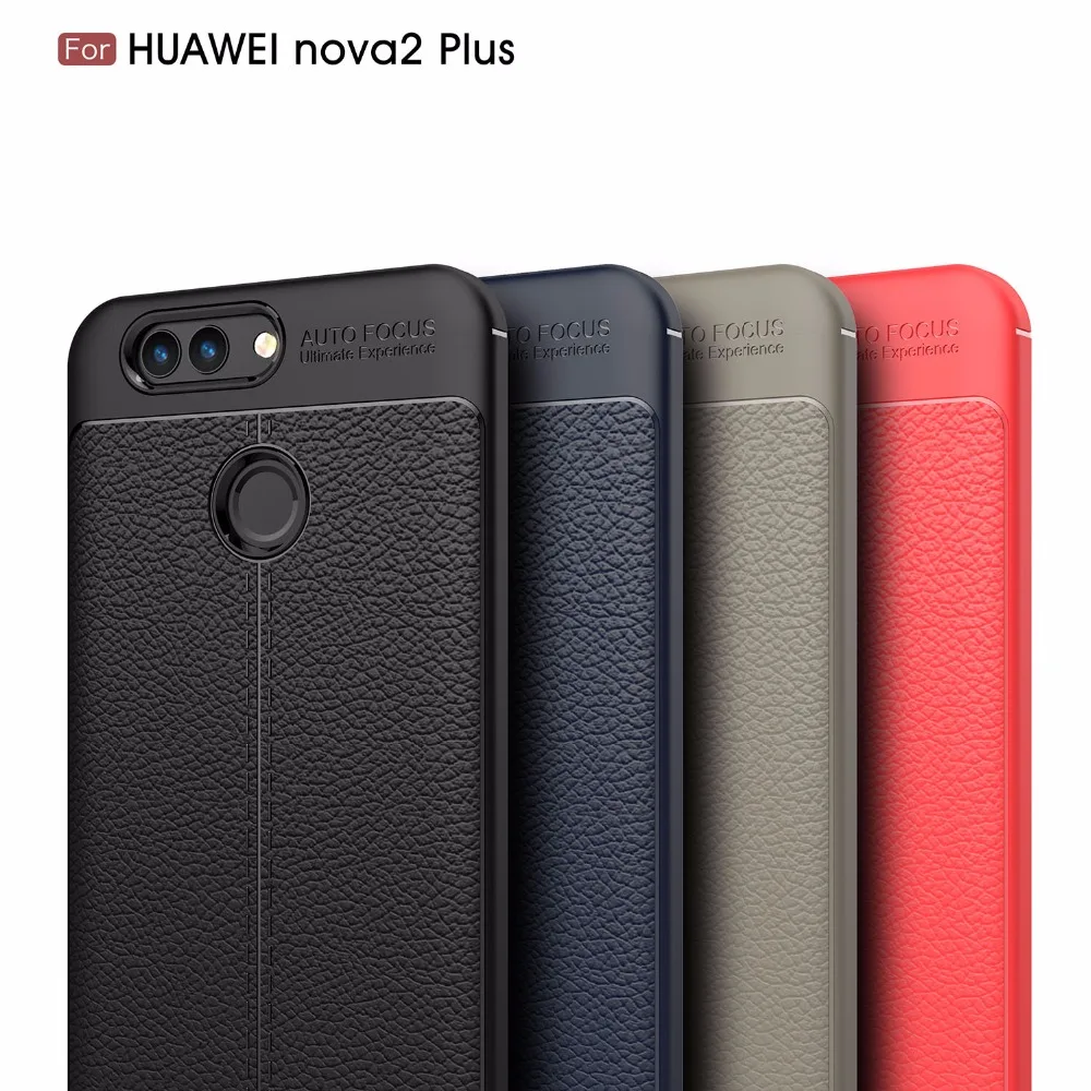 Bauqee чехол для Huawei Nova 2 360 мягкая защита ТПУ силиконовый Корпус Fundas nova2 плюс