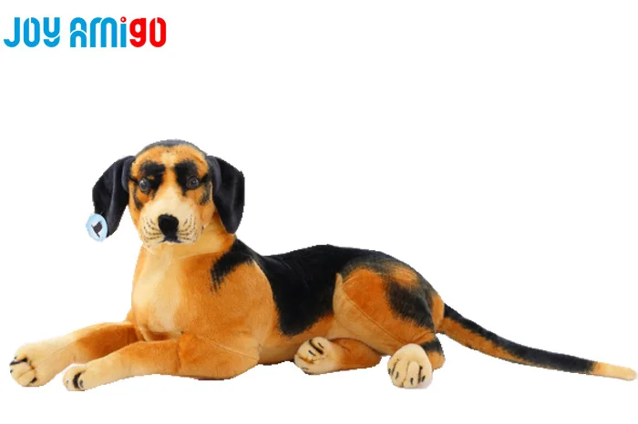 Плюшевая мягкая немецкая овчина Реалистичная игрушка в виде животных для детей