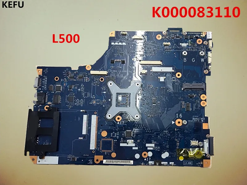 KEFU K000083110 плата LA-4981P для Toshiba L500 DDR2 Материнская плата ноутбука полностью протестированы