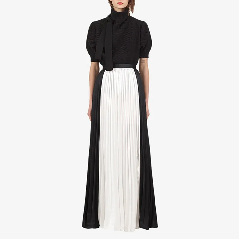 To Gladself Chiffon Women's Trousers Oversize High Waist Patchwork Pleated Wide Leg Pants for Women 2018 Autumn Fashion Clothes | Женская