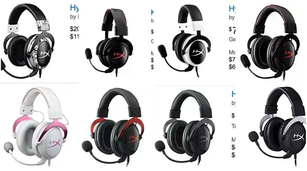 Велюровые амбушюры для игровой гарнитуры Kingstone HyperX Cloud &amp II игр в стиле облако и