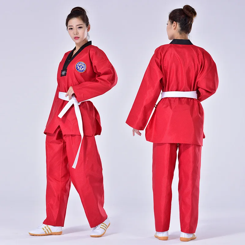 2019 Taekwondo Uniforms Karate Judo Dobok Clothes Adult Children Boys and girls Suit TKD Clothing Cosplay Costumes |