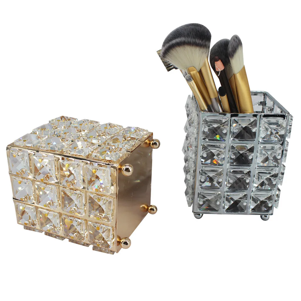 1 шт. модный Органайзер-туба для макияжа шкатулка ювелирных изделий стеклянные