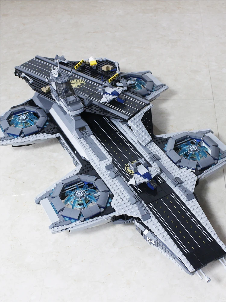 H& HXY SY1189 2996 шт. Супер Герои Helicarr marvel щит Helicarrier 76042 07043 Модели Строительные наборы блоки кирпичи игрушки