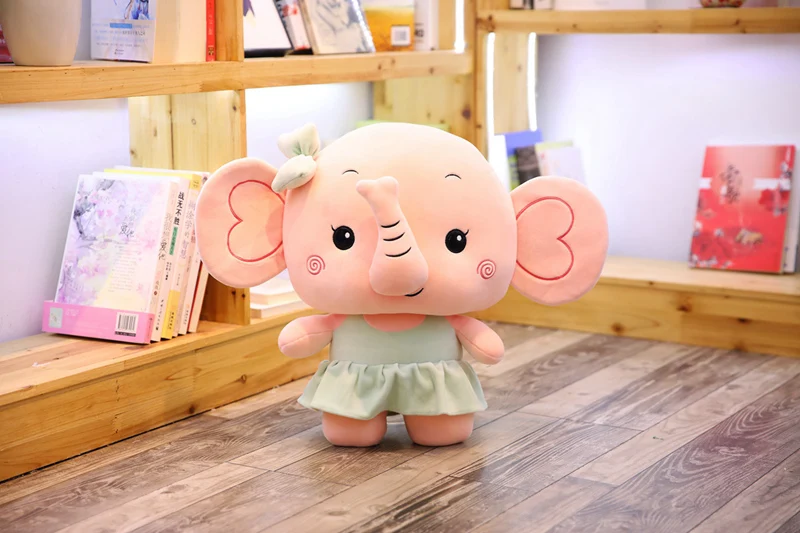 30-70 см Kawaii слон плюшевые игрушки с длинным носом подушки мягкие детские игрушки милые мягкие плюшевые игрушки слон ребенок подарок на день рождения