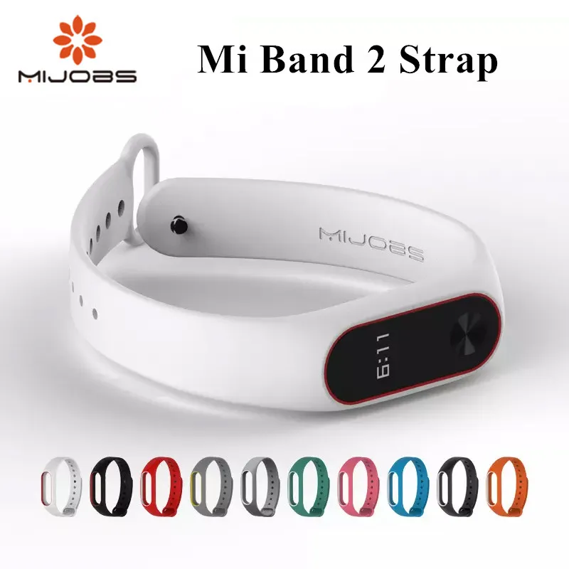 Mi jobs mi Band 2 ремешок силиконовый браслет умный аксессуары наручные band2 для Xiao