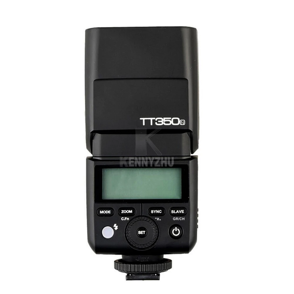 Мини Godox Speedlite TT350N TTL 2 4G HSS вспышка для Nikon беззеркальной DSLR камеры D800 D810 D300 D7100 D610 D5200
