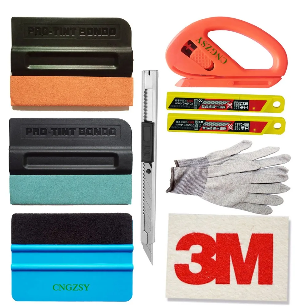 Магнитный скребок для замши войлока резак лезвия ножа перчатки автомобильные