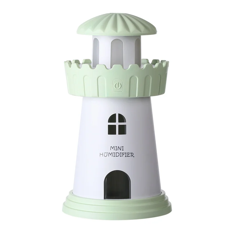 

Lighthouse Usb Air Humidifier Mini Small Car Humidifier Aromatherapy Diffuser Ultrasonic Mist Maker