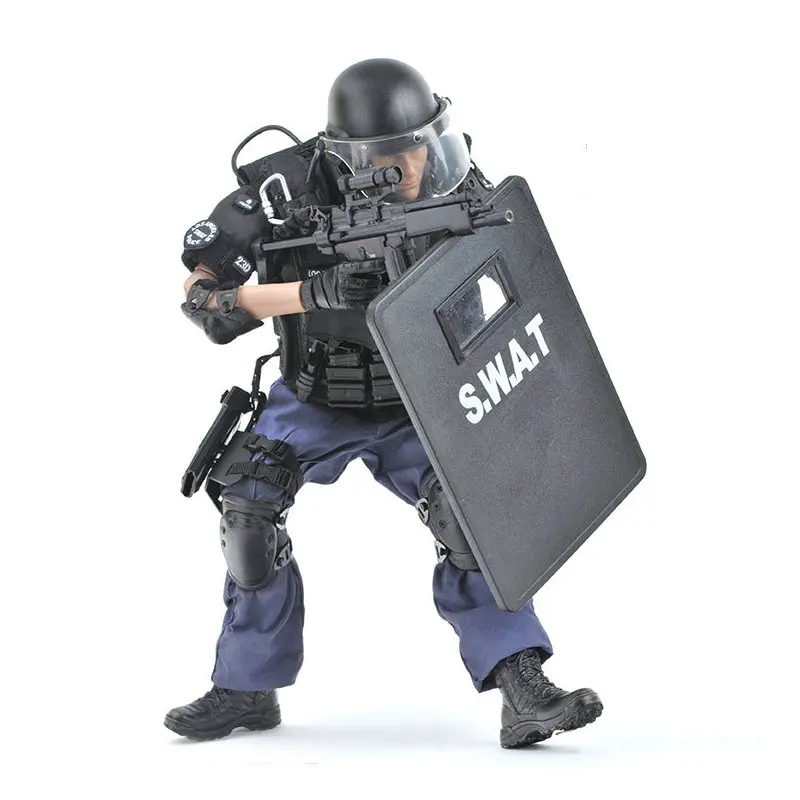 30 см SWAT точка человек-специальные полицейские фигурку шарнирная кукла 1/6 масштаб солдата Модель армии игрушки для мальчиков подарок на день рождения