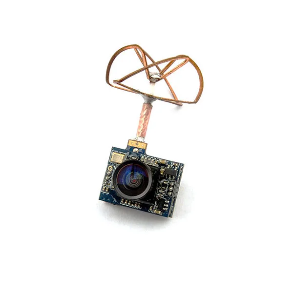 

5.8G 25mW Mini Transmitter TX w/ 520TVL Wireless Camera Leaf Antenna (3.3-4.5V suit for Indoor racer)