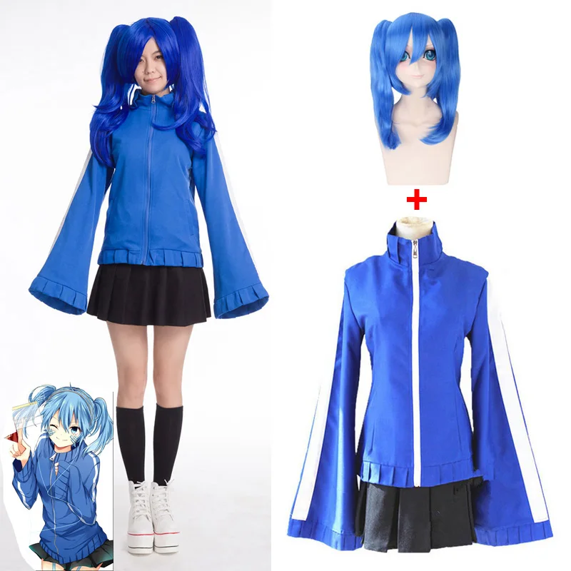 Аниме Kagerou Project Mekaku City актеры Jan Takane Толстовка Enomoto + юбка косплей Униформа куртка