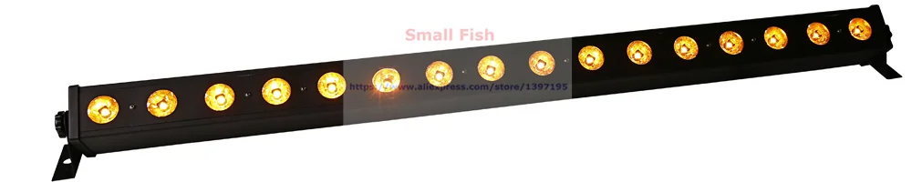Высокая яркость 16 светодиодный sX3W dmx-панель светло-желтый одноцветный светодиодный промывная настенная лампа Ландшафтная мойка Настенные светильники для рождественские украшения