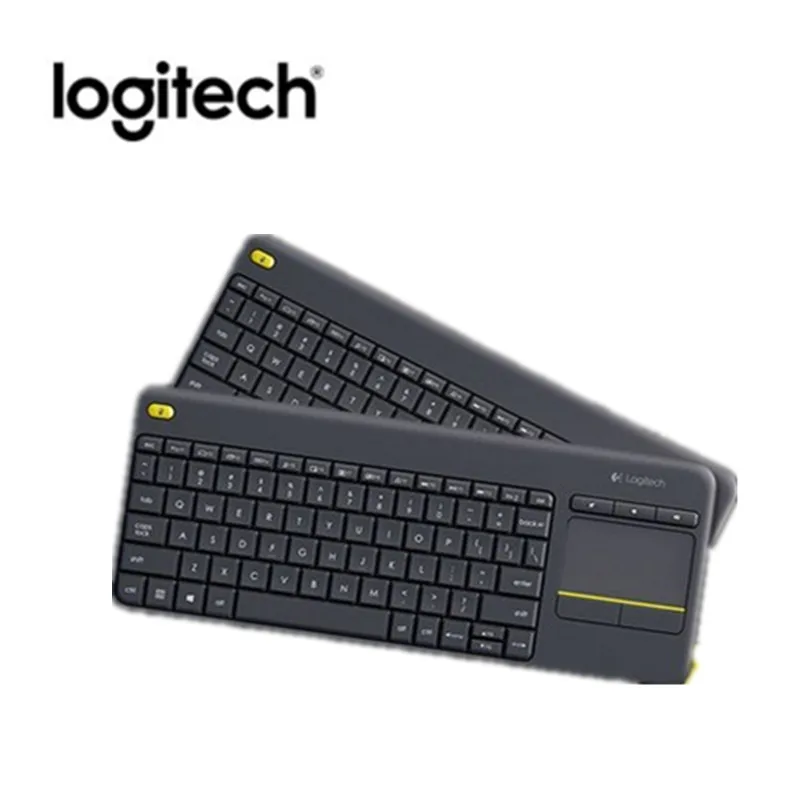 Logitech K400 плюс K400PLUS Беспроводной клавиатура с тачпадом клавиатура для ПК ТВ