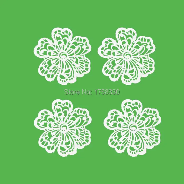 2016 горячий 39*8 см цветок Patten сахарный кружевной силиконовый коврик форма для