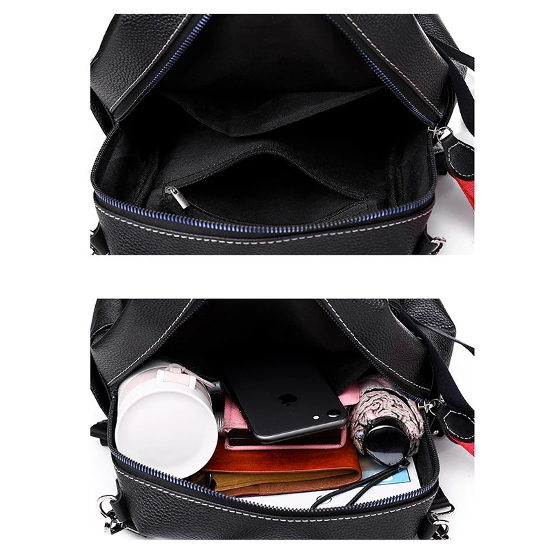

PU Leather Ladies Shoulder Bag 2019 New Broadband Waterproof Wear-resistant Multifunctional Fashion Wild Outdoor Backpacks DG443