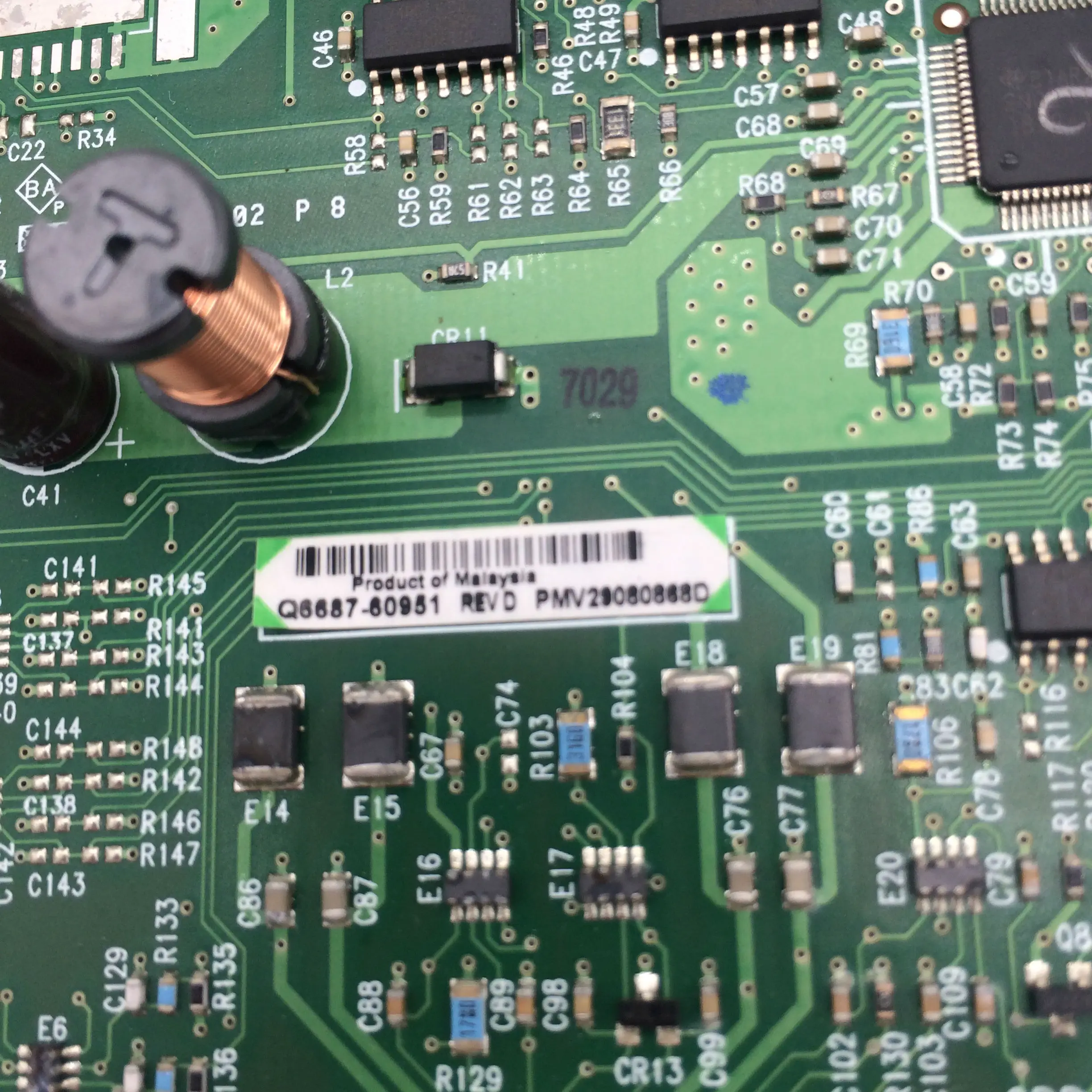 Оригинальный Главная плата Q6687 80951 для hp t610 Запчасти принтера|Детали принтера| |