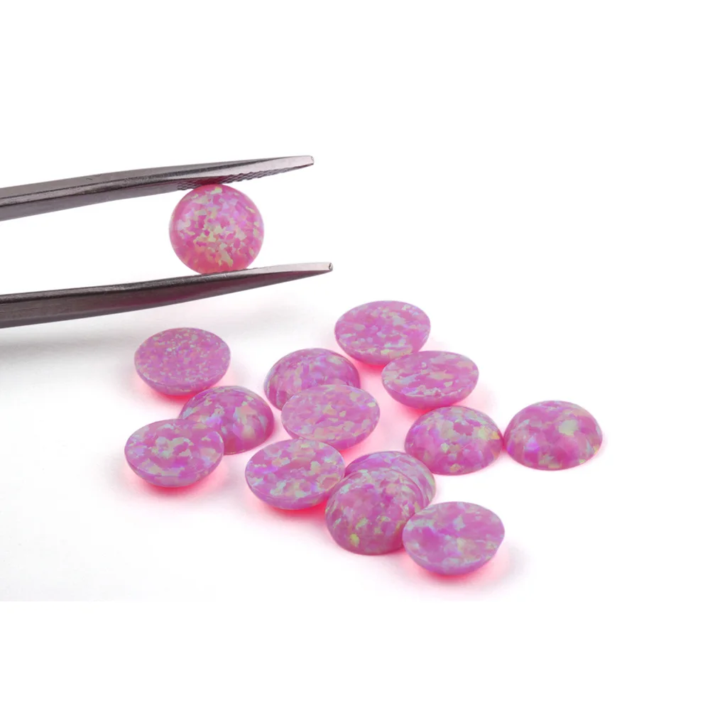 20 шт./лот круглый кабошон с плоским дном Свободный Камень 2 мм 12 OP10 синтетический