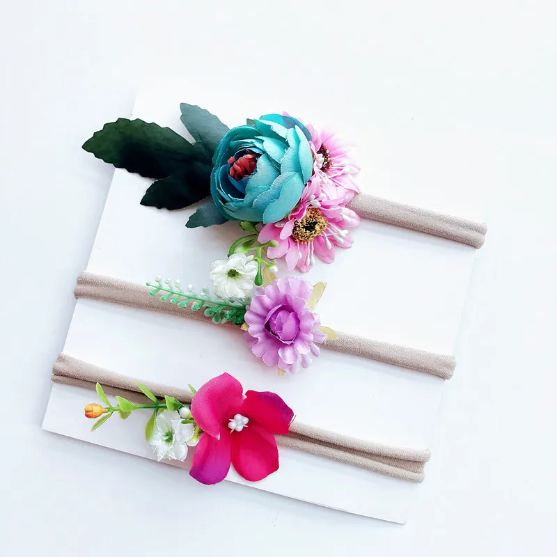 Ободок для волос детский в стиле бохо 1 комплект|baby hairband|flower headbandheadband set |