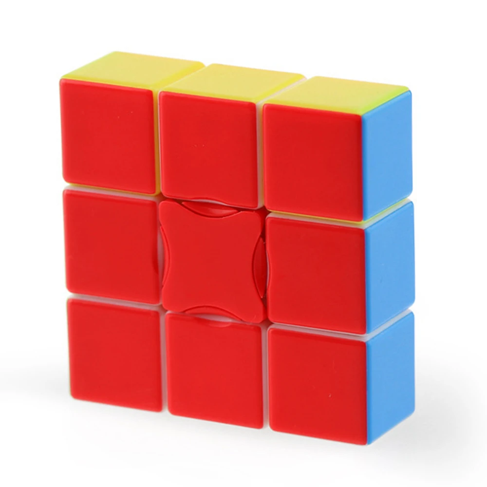 Yongjun Stickerless 1x3x3 Скорость волшебный куб игра-головоломка кубики детские развивающие игрушки Рождественский подарок - Цвет: Многоцветный
