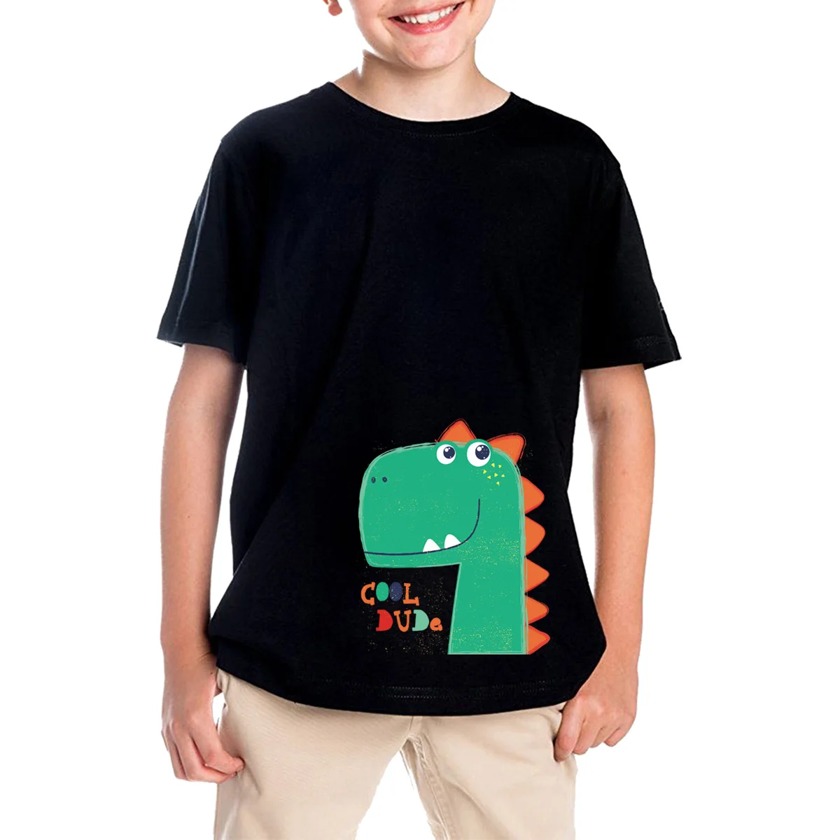 Детская clothing Boy 2017 Summer с коротким рукавом Brand футболки для Girls крутой чувак