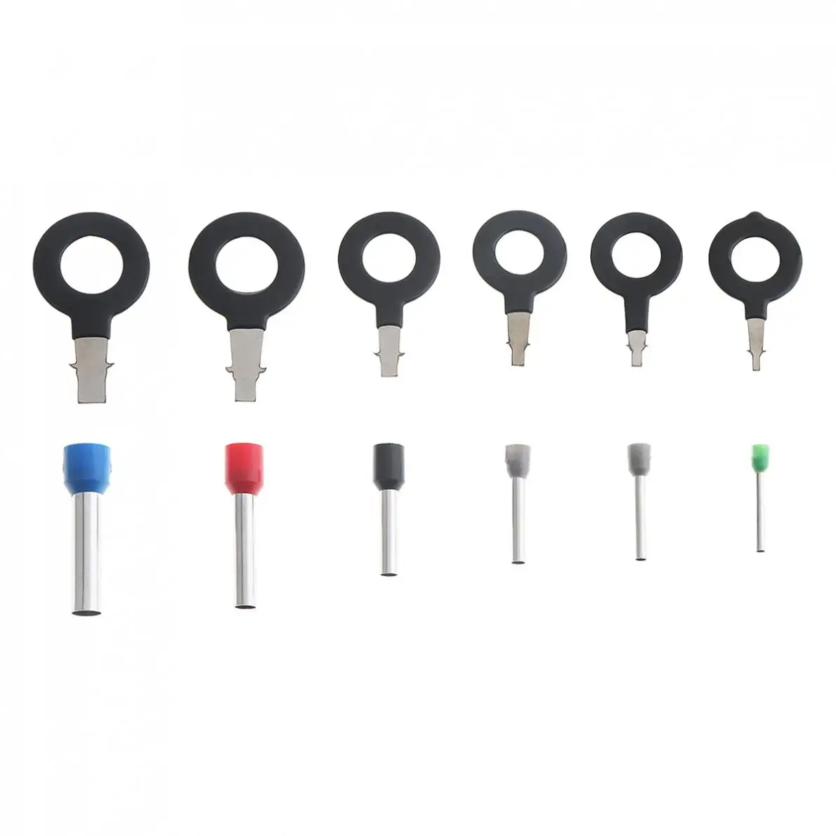 Универсальный обжимной разъем из нержавеющей стали и ПВХ 6 шт. набор инструментов