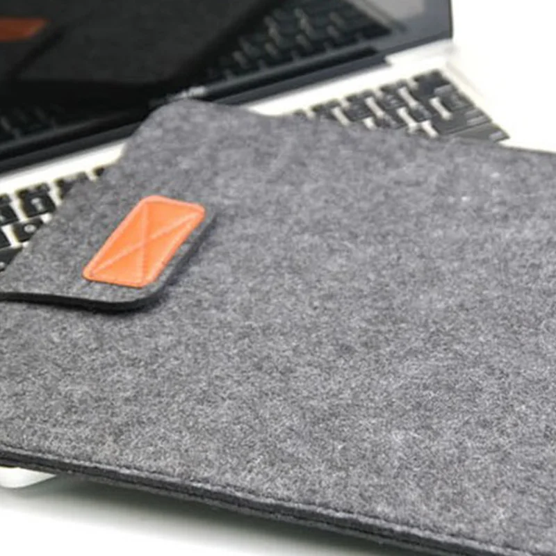 Сумка для ноутбука из шерсти и фетра женский портативный чехол Модный macbook pro air