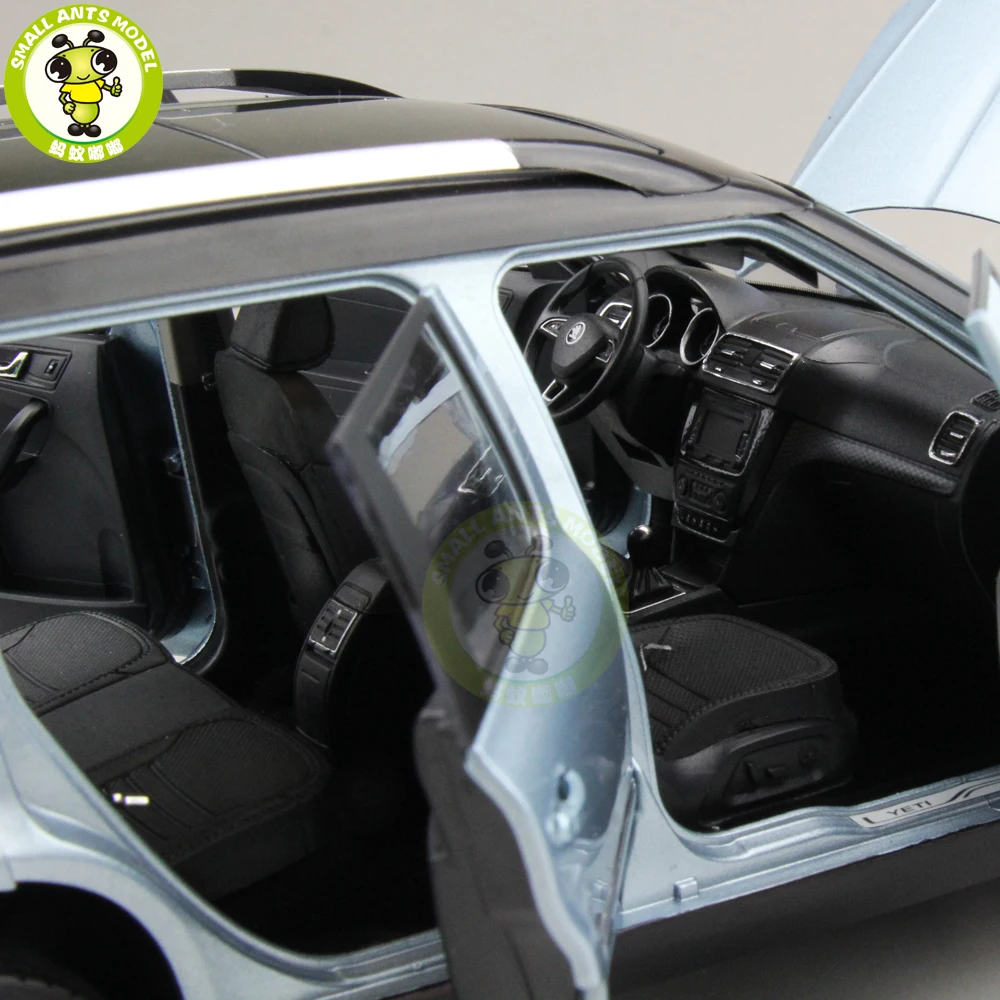 1/18 Skoda Yeti City SUV литая модель металлическая модель автомобиля SUV Подарочная коллекция хобби синий