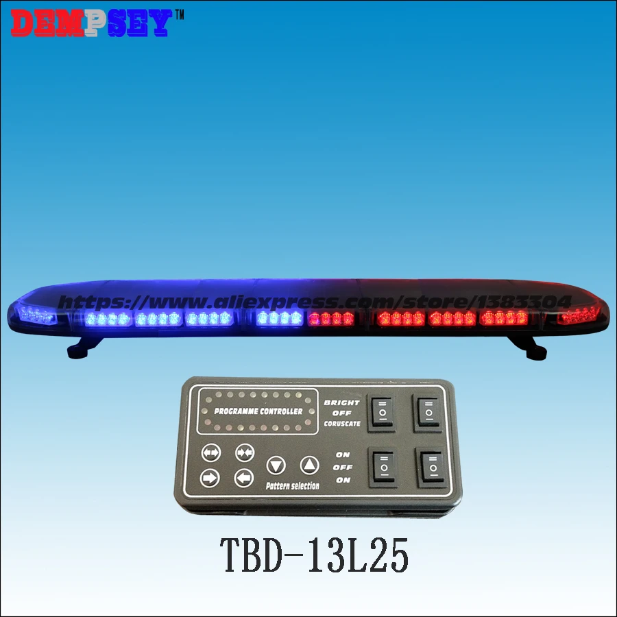 TBD 13L25 Высокое качество LED супер яркая световая панель синий и красный аварийный