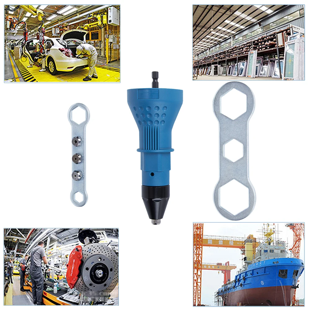 Электрический заклепочник беспроводной клепки инструмент заклепки адаптер