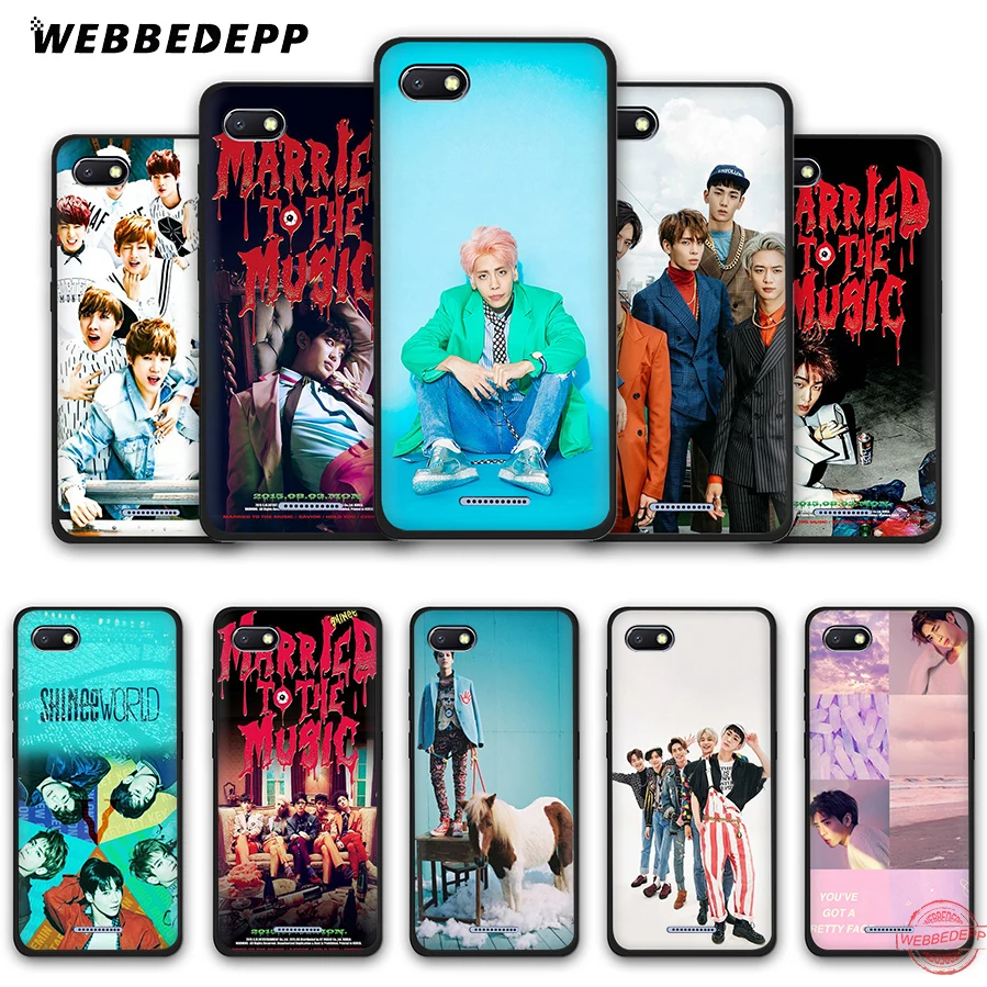 WEBBEDEPP SHINee KPOP Мальчик мягкий чехол для телефона Redmi Note 8 7 6 5 Pro 4A 5A 6A 4X Plus S2 Go чехлы |