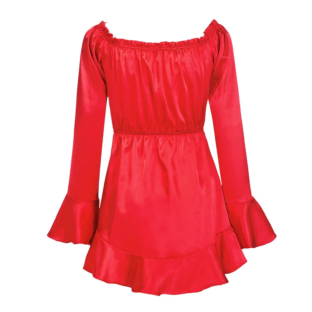 Женское Повседневное платье с длинным рукавом прямое однотонное облегающее мини