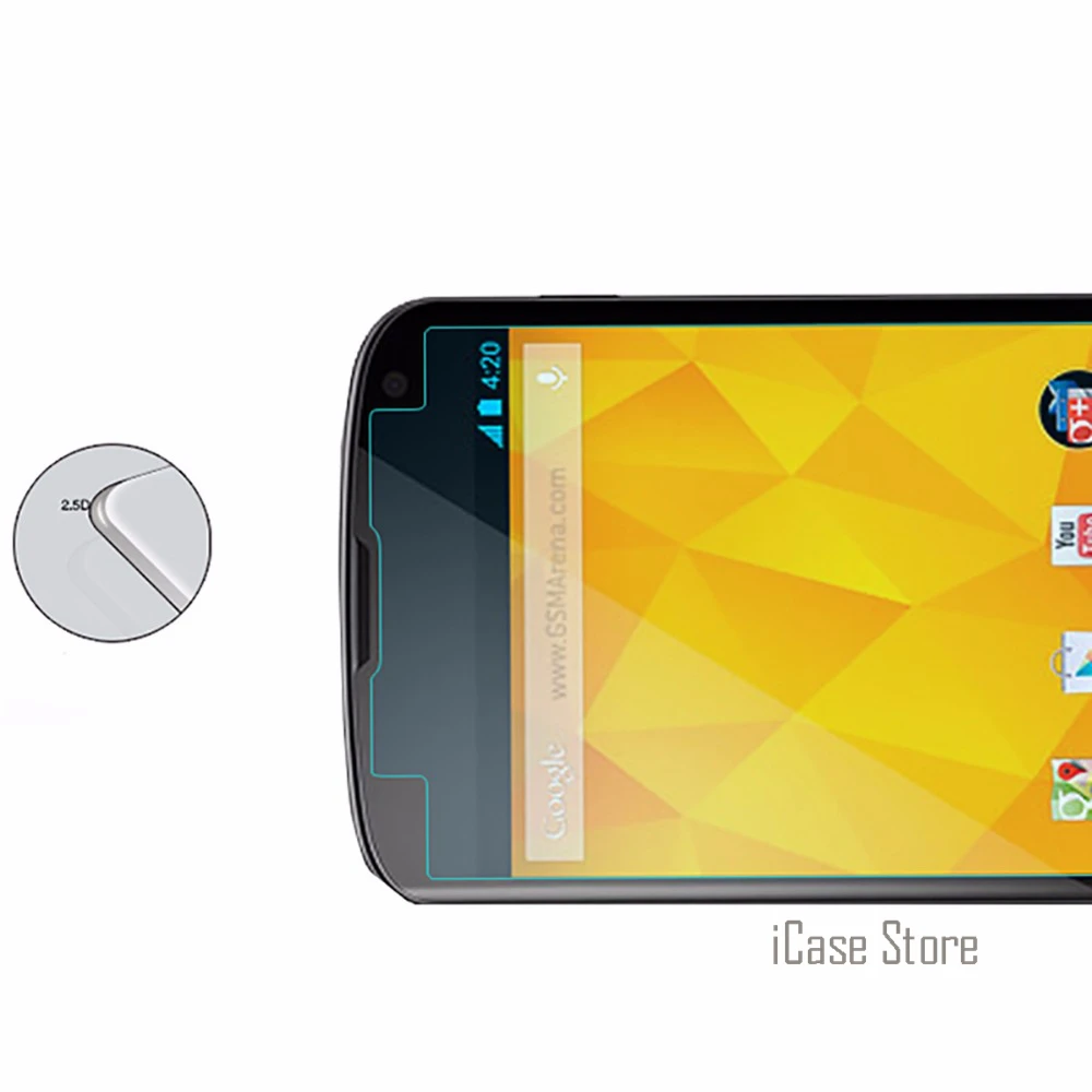 Телефон Стекло для LG Nexus 4 протектор экрана мобильного телефона аксессуар