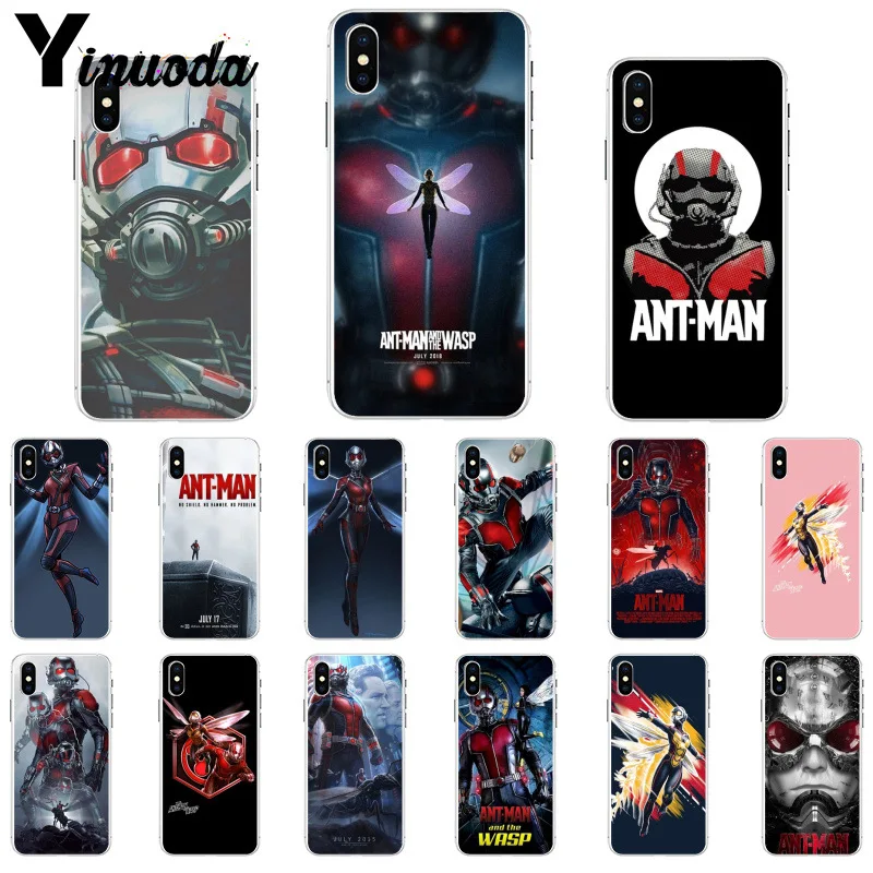 11pro MAX Marvel Ant man DIY Окрашенные красивые аксессуары для телефонов Чехол Apple iPhone 8 7 6 6S