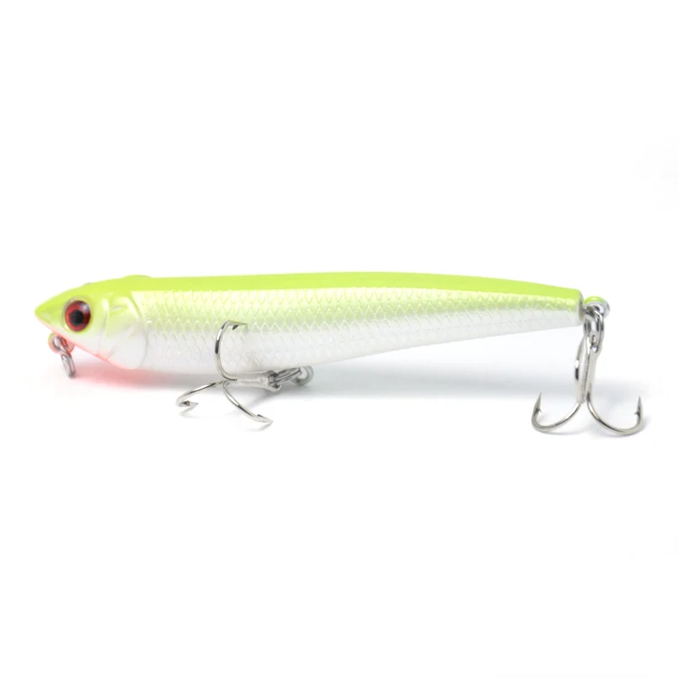 Рыбалка 1 шт. 10 см 9.2 г Поппер прикормы 3D глаза приманки Crankbait воблеры иска PESCA