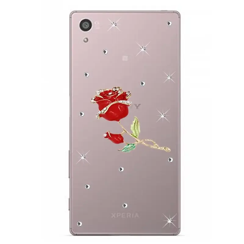 Роскошный блестящий чехол со стразами для Sony Xperia Z5 Premium Z3 Compact Z1 Gliter телефона Z4 Plus