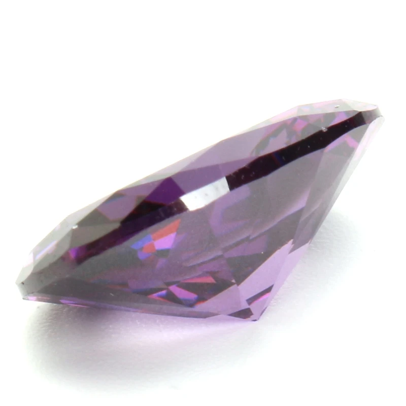 KiWarm 10.06CT фиолетовый искусственный циркон драгоценные камни овальной огранки 14x10 мм свободные драгоценные камни DIY ювелирные изделия кулон декоративные поделки