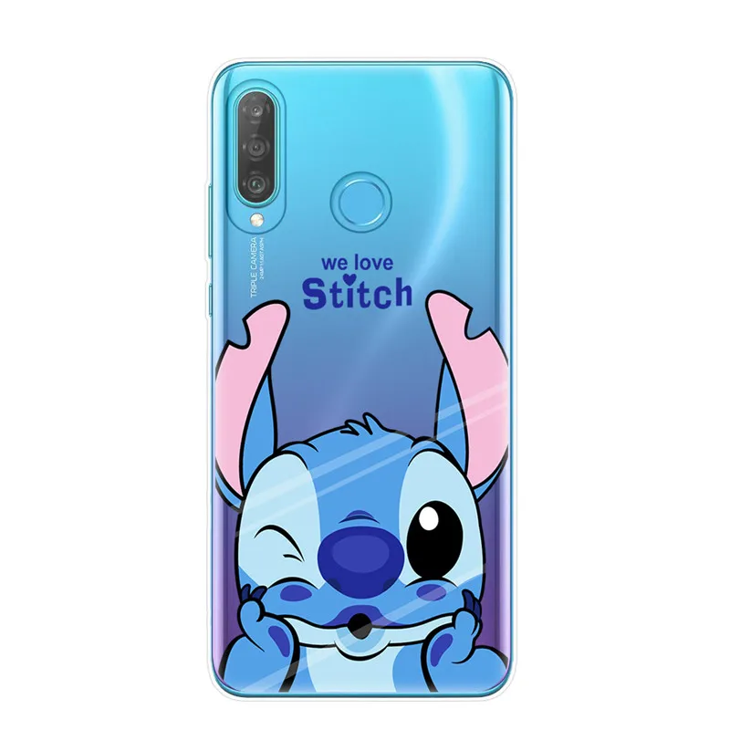 T5966 Чехол для телефона с рисунком стежка, чехол для huawei P8 P9 Lite P10 P20 P30 Lite Pro, Прозрачная силиконовая задняя крышка, мультяшный Мягкий ТПУ чехол s Capa - Цвет: T5966