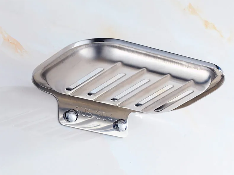 304 Stainless Steel Soap Box Bar Hotel Dish does not Rust is Black | Обустройство дома