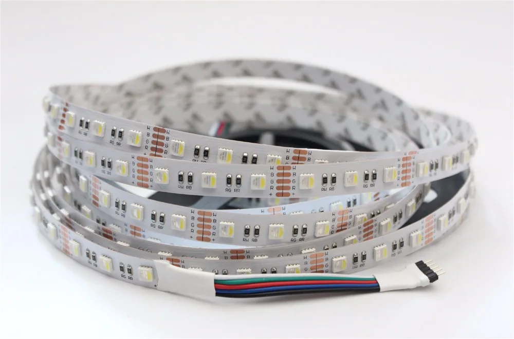 Гибкая светодиодная лента 4 в 1 RGBW 5050 12 В постоянного тока RGB + белый/RGB теплый белый