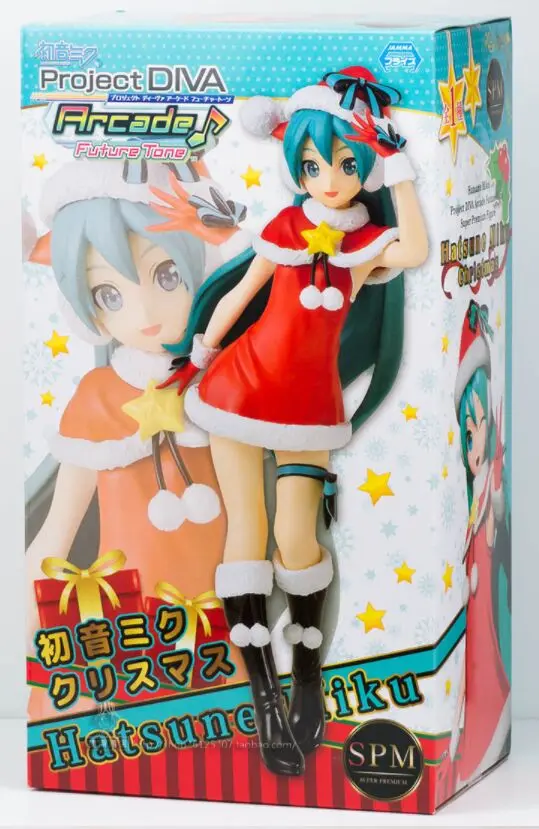 Рождественское платье Хацунэ Мику/кагамин Рин модель аркадная future tone ПВХ Рисунок 23 см - Цвет: Hatsune Miku