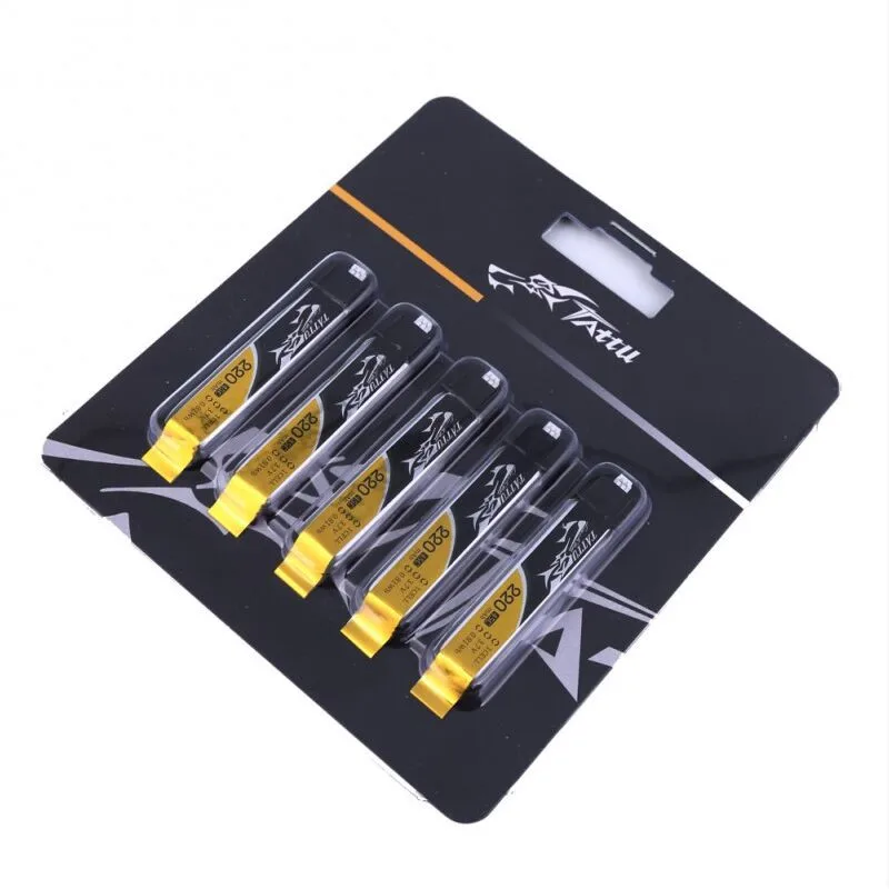5X Tattu 220mAh 3,7 V 45C-90C Lipo аккумулятор Horizon Blade индуктивность FPV Tiny WOOP FPV Nano CPX Nano QX Квадрокоптер мини-Дрон