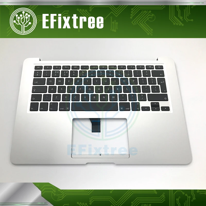 

Tested A1466 Topcase Housing English Keyboard UK With Backlit 2013 2014 2015 2017 Year For Macbook Air UK English EMC 2632 2925