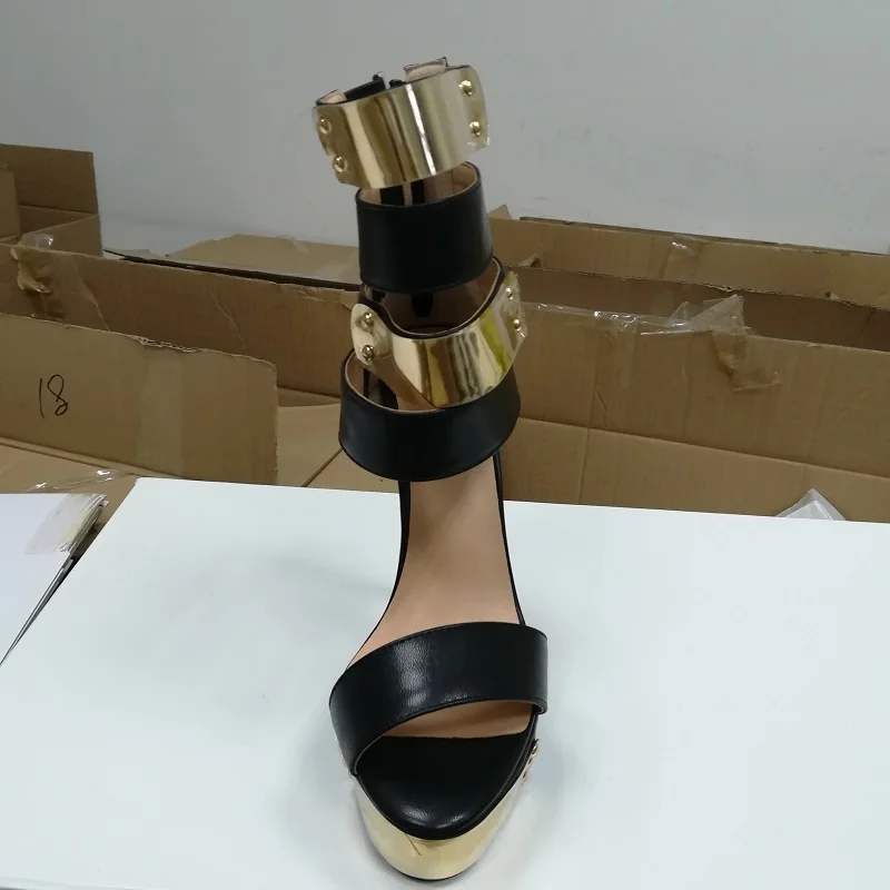 Новое поступление красивые женские босоножки на платформе с открытым носком