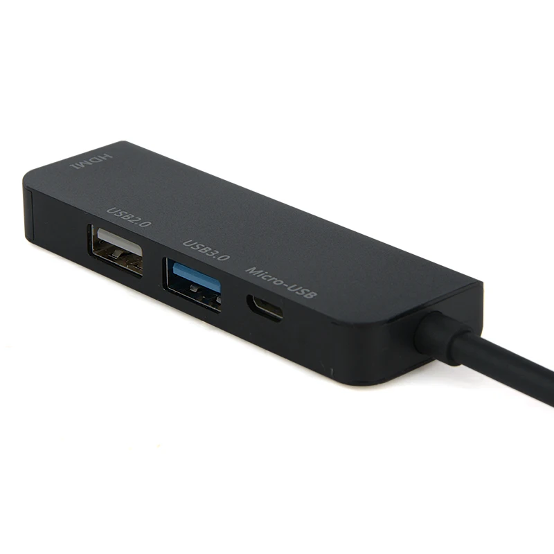 Концентратор Tpye C к Micro USB 3 0 2 HDMI Thunderbolt 4 порта сплиттер адаптер совместимый для