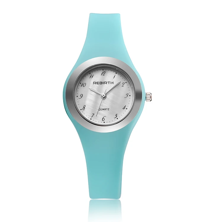 Часы наручные женские кварцевые модные элегантные с мягким силиконовым ремешком