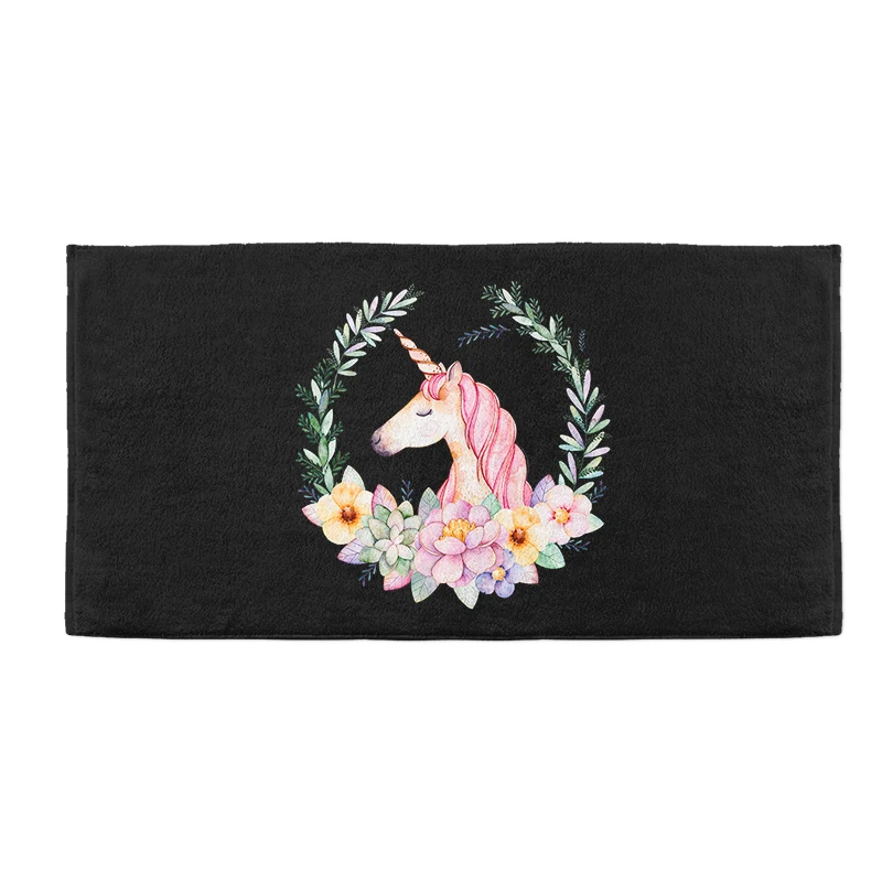 Mattys пляжное полотенце с единорогом девочкой и сердцем оригинальный дизайн